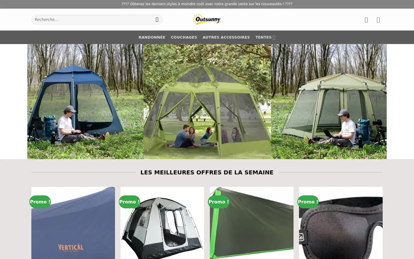 Screenshot of hiking-sales.com