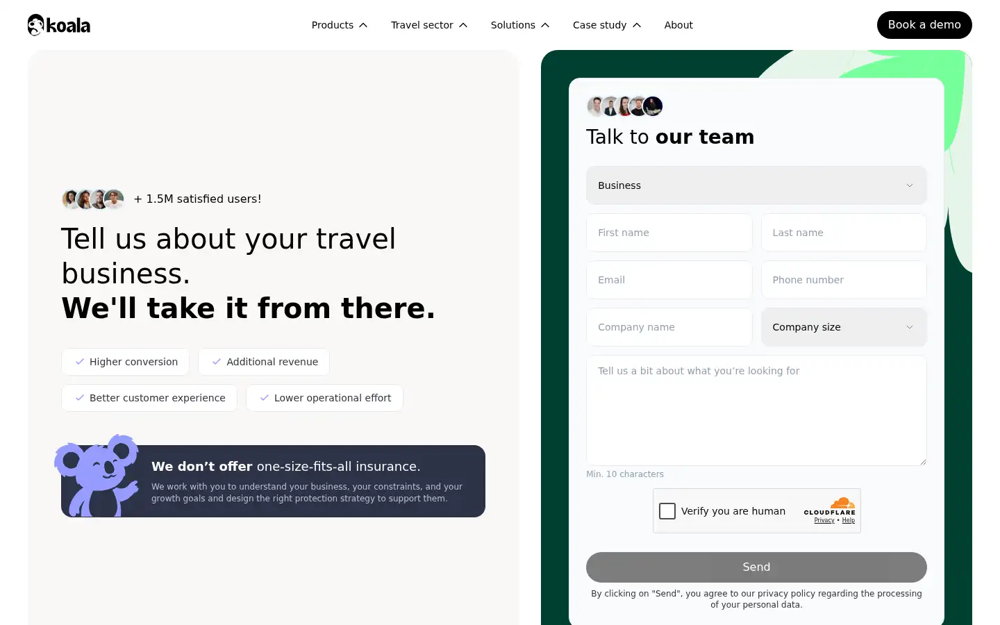 Screenshot of hikoala.co