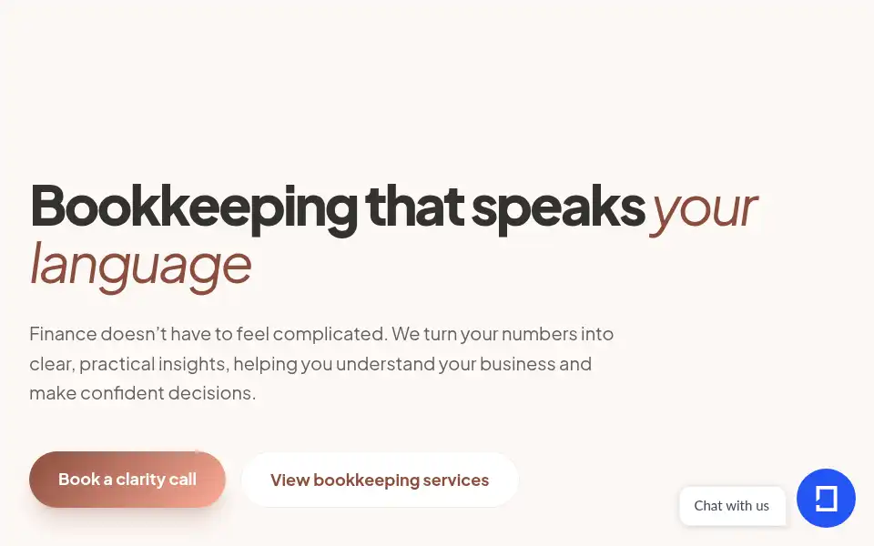 Screenshot of hillbookkeepers.co.uk
