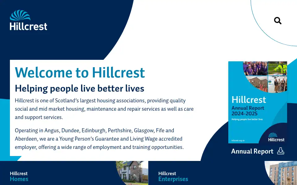 Screenshot of hillcrest.org.uk