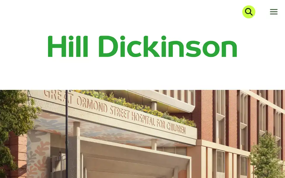 Screenshot of hilldickinson.com