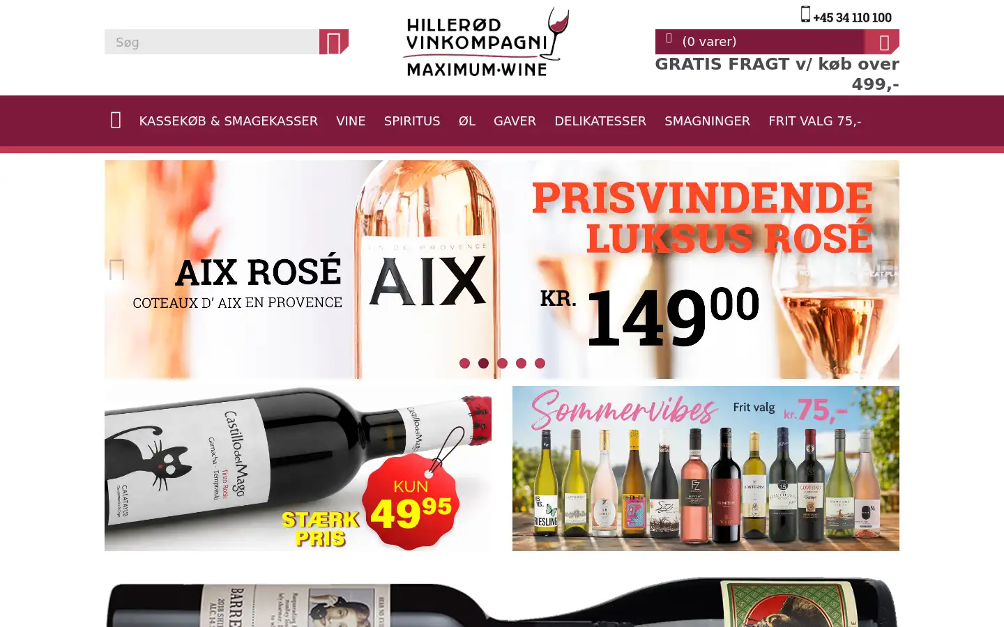 Screenshot of hilleroedvinkompagni.dk
