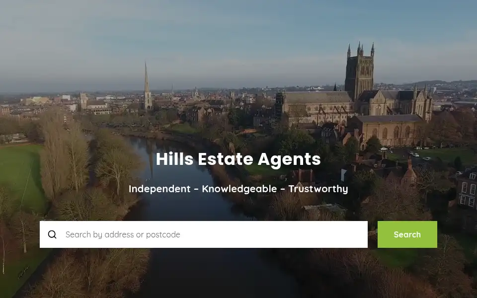 Screenshot of hillsestateagents.co.uk