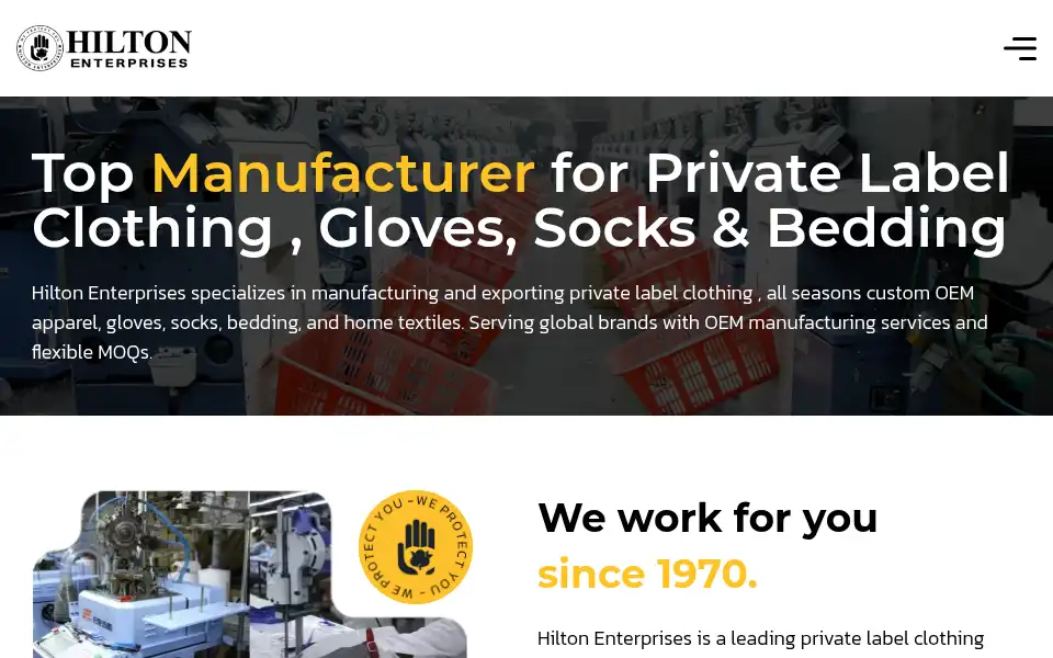 Screenshot of hiltonenterprisespk.com