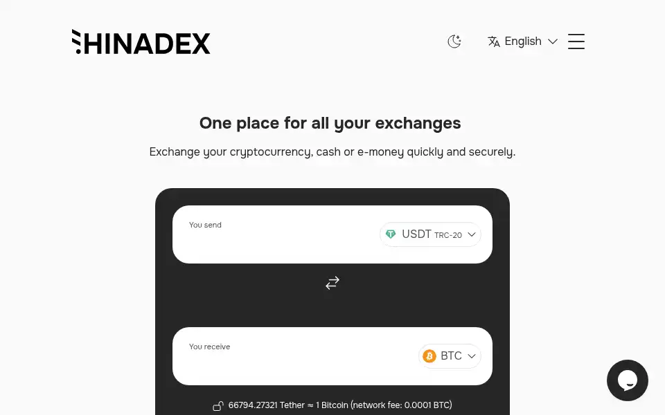 Screenshot of hinadex.com