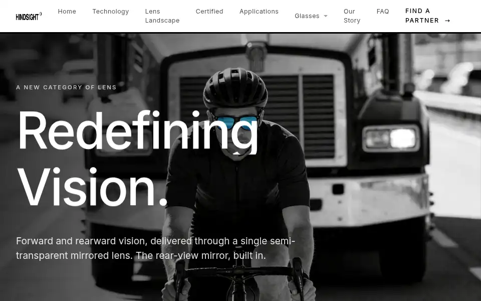 Screenshot of hindsight.store
