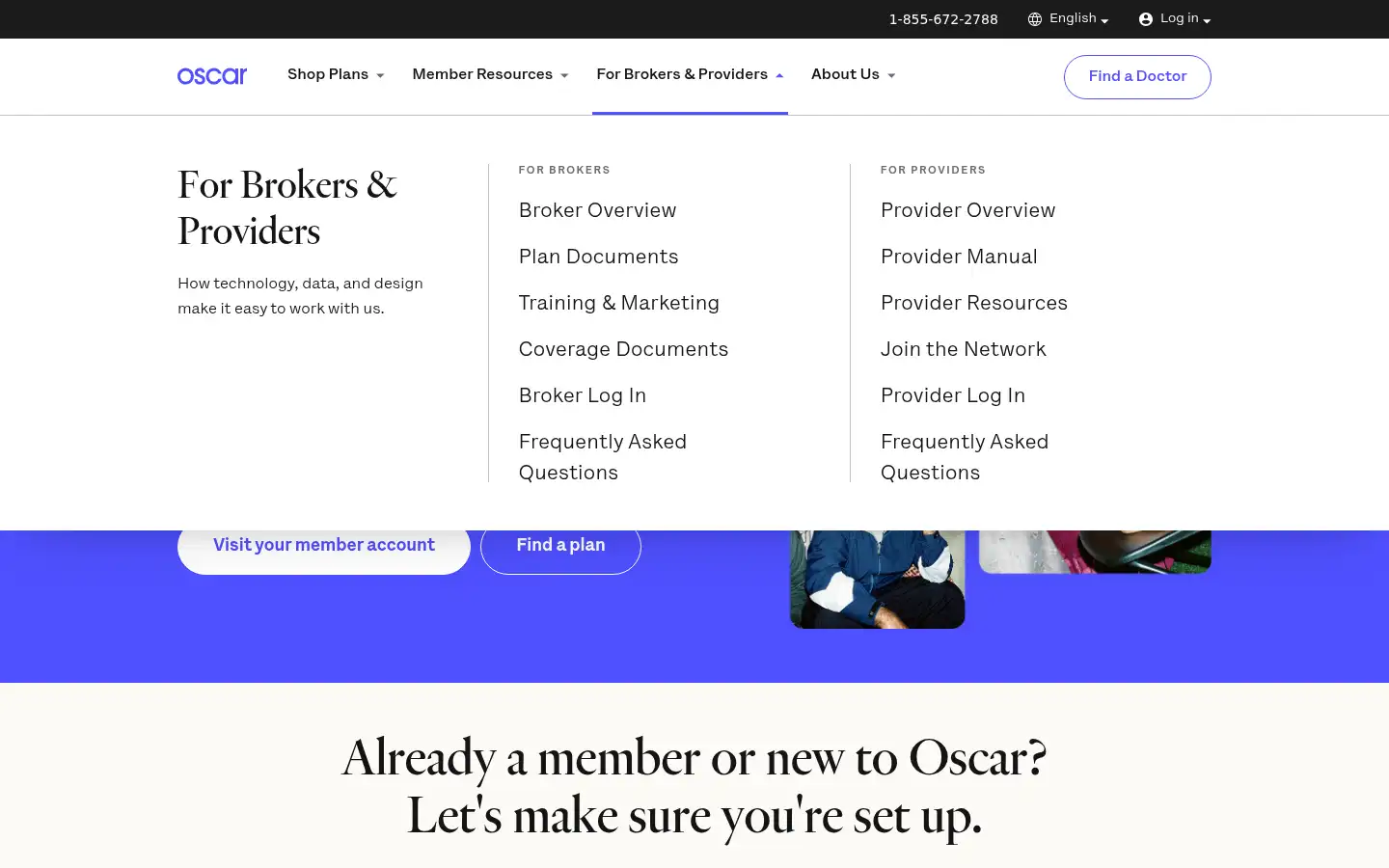 Screenshot of hioscar.com