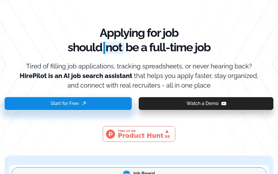 Screenshot of hirepilot.co