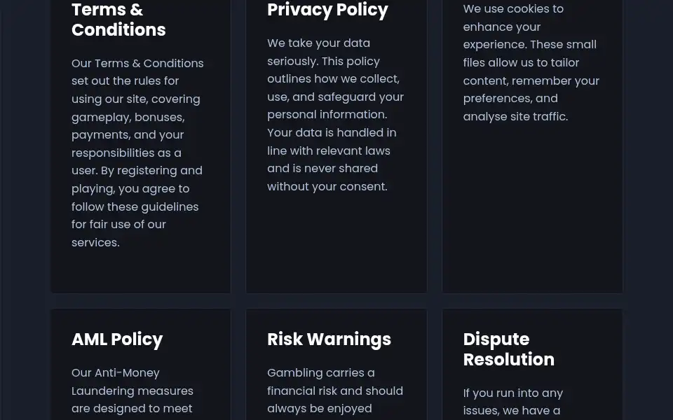 Screenshot of hispincasino.co.uk