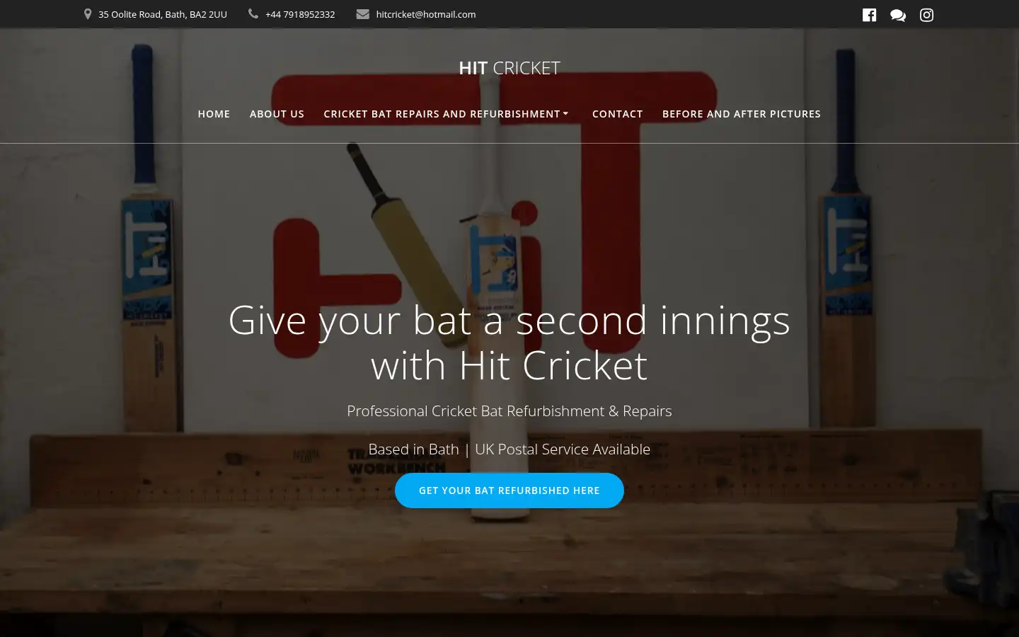 Screenshot of hitcricket.uk