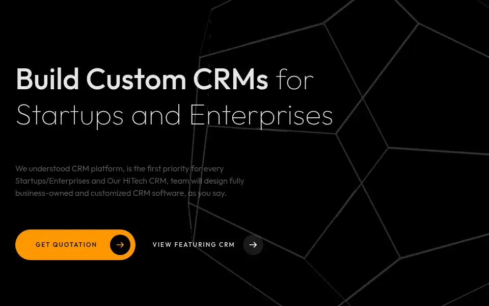 Screenshot of hitechcrm.com
