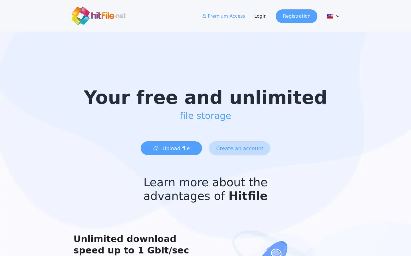 Screenshot of hitfile.net
