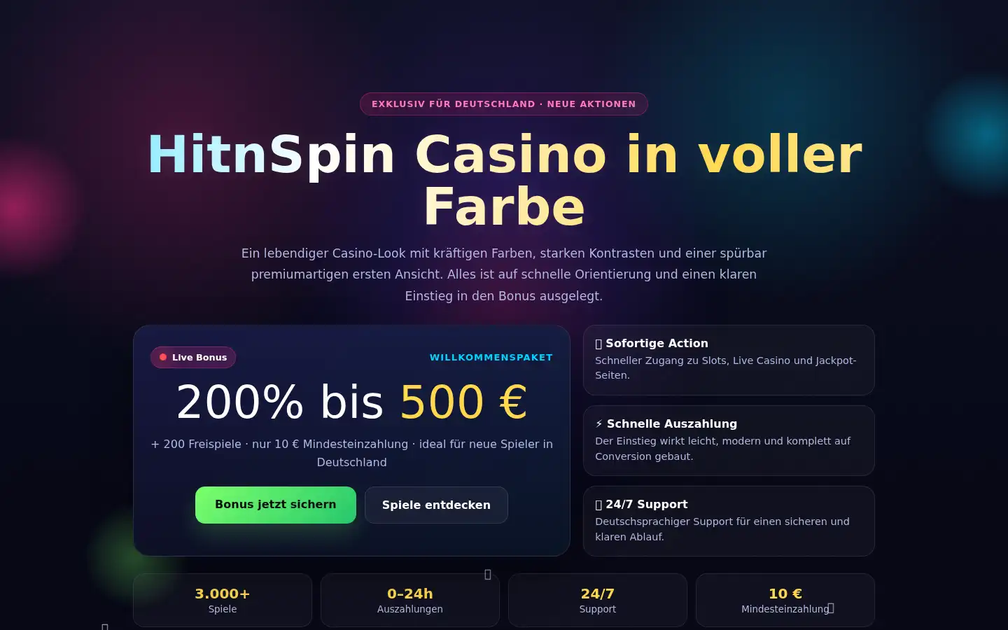 Screenshot of hitnspin-official.com