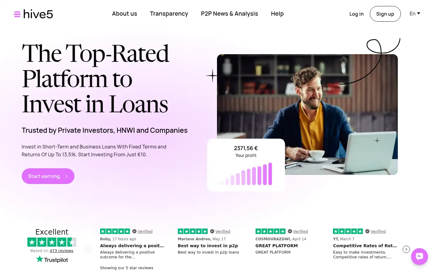 Screenshot of hive5.co
