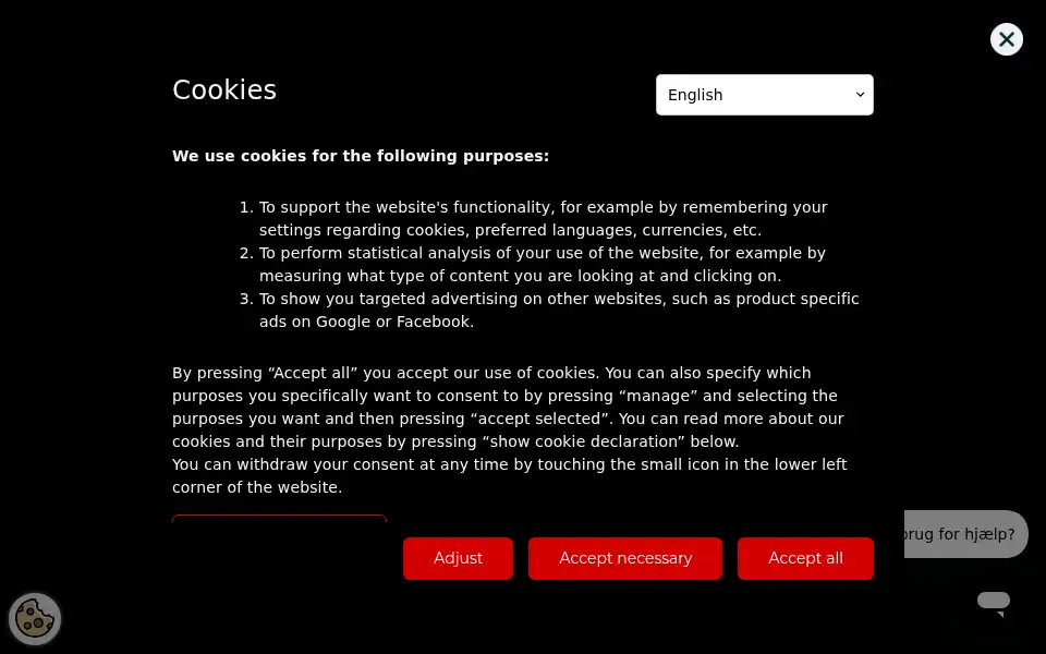 Screenshot of hivecph.dk