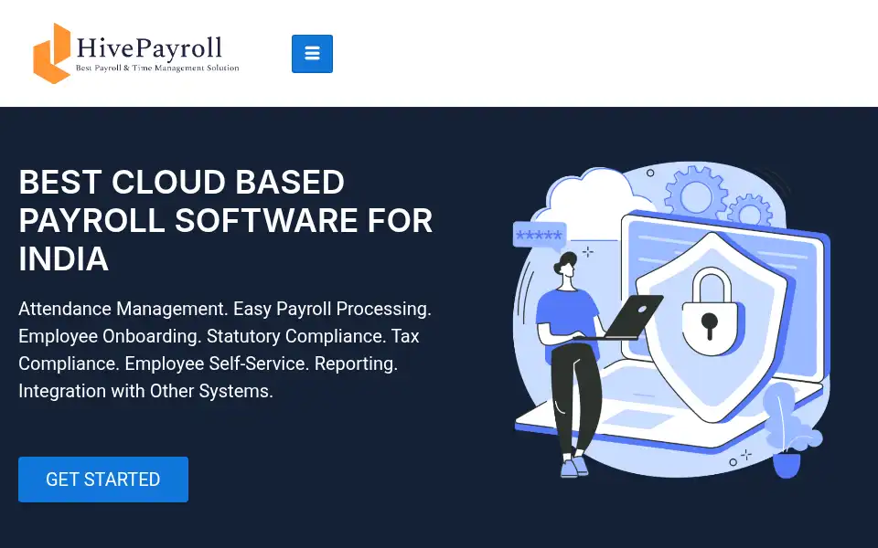 Screenshot of hivepayroll.co.in