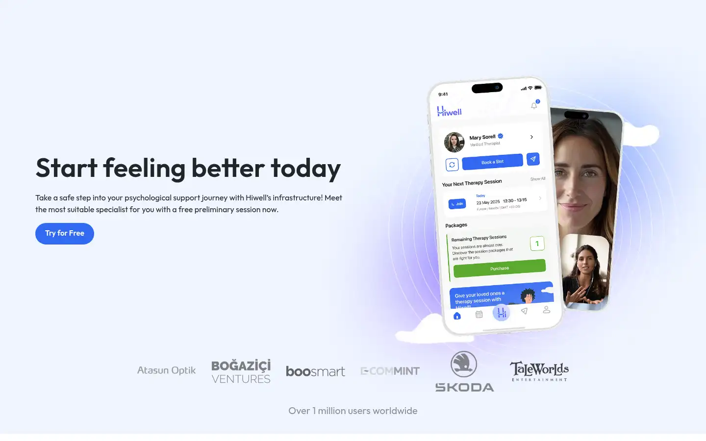 Screenshot of hiwellapp.com