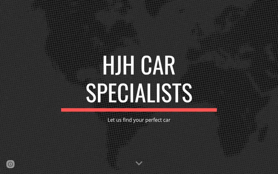 Screenshot of hjhcars.co.uk