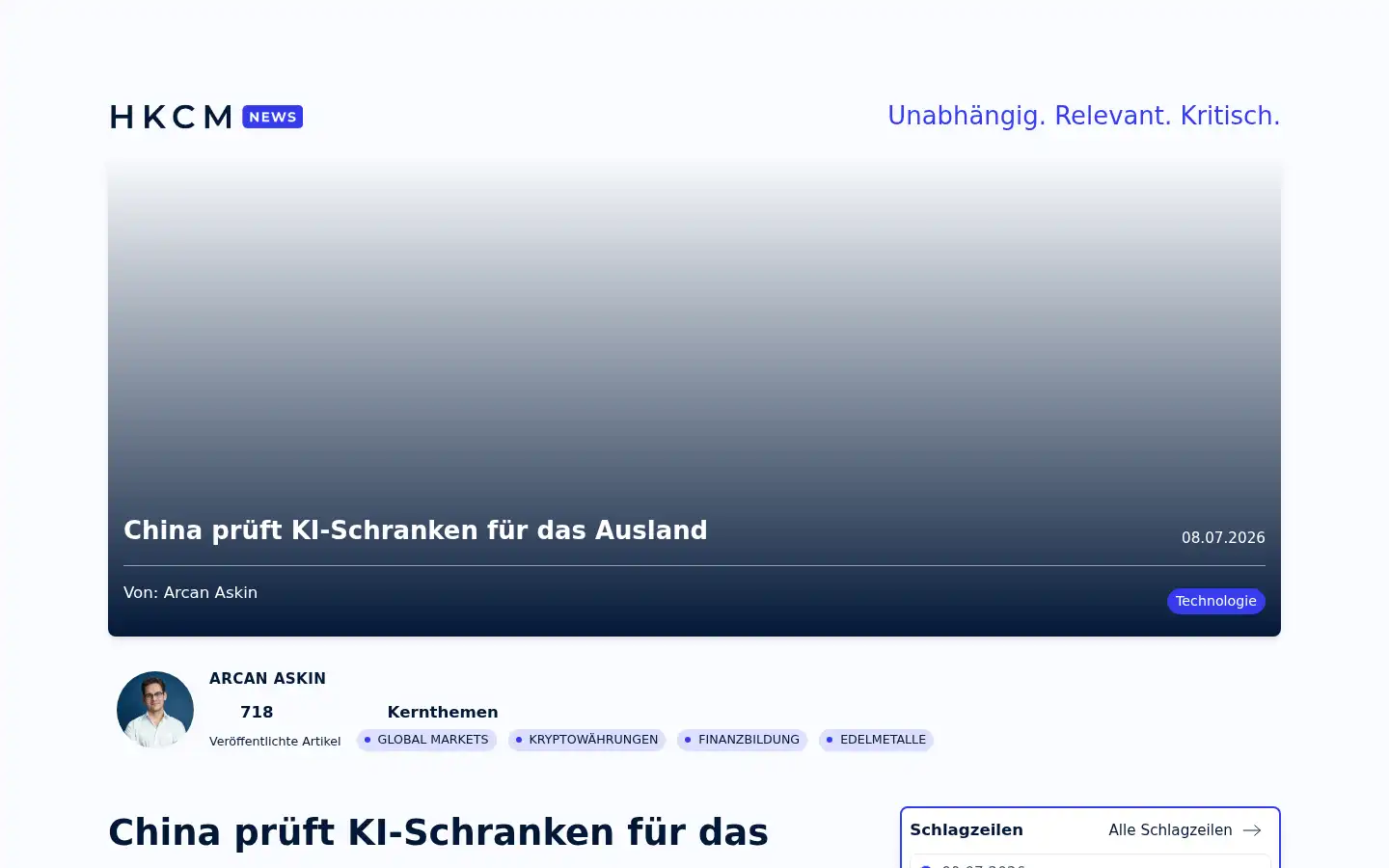 Screenshot of hkcmanagement.de