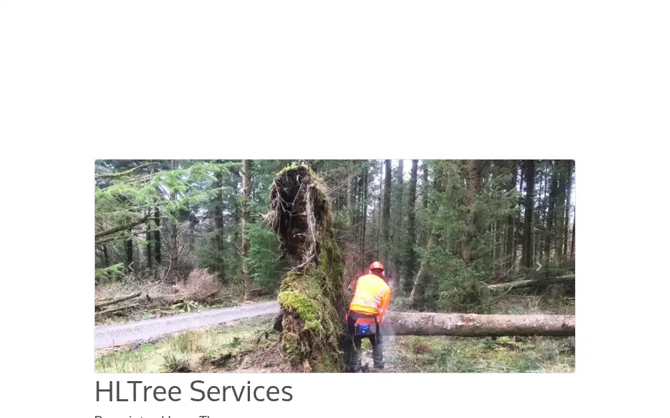 Screenshot of hltreeservices.co.uk