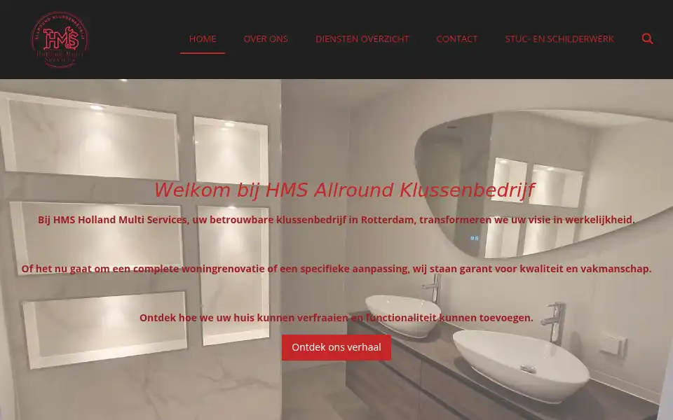 Screenshot of hmshollandmultiservices.nl