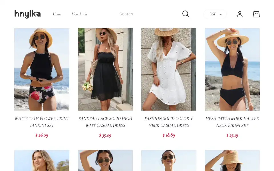 Screenshot of hnylka.com