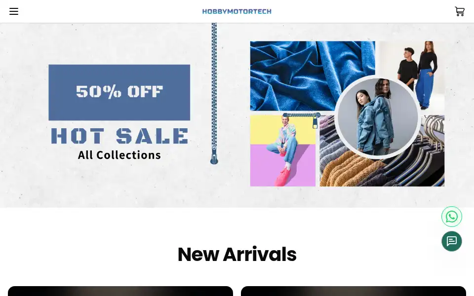 Screenshot of hobbymotortech.com