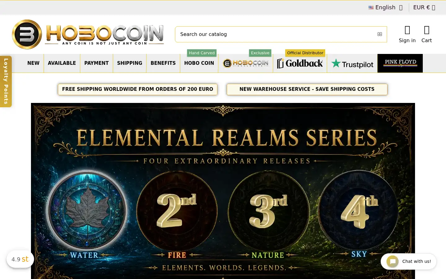 Screenshot of hobocoin.it