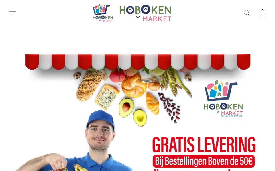 Screenshot of hobokenmarket.be