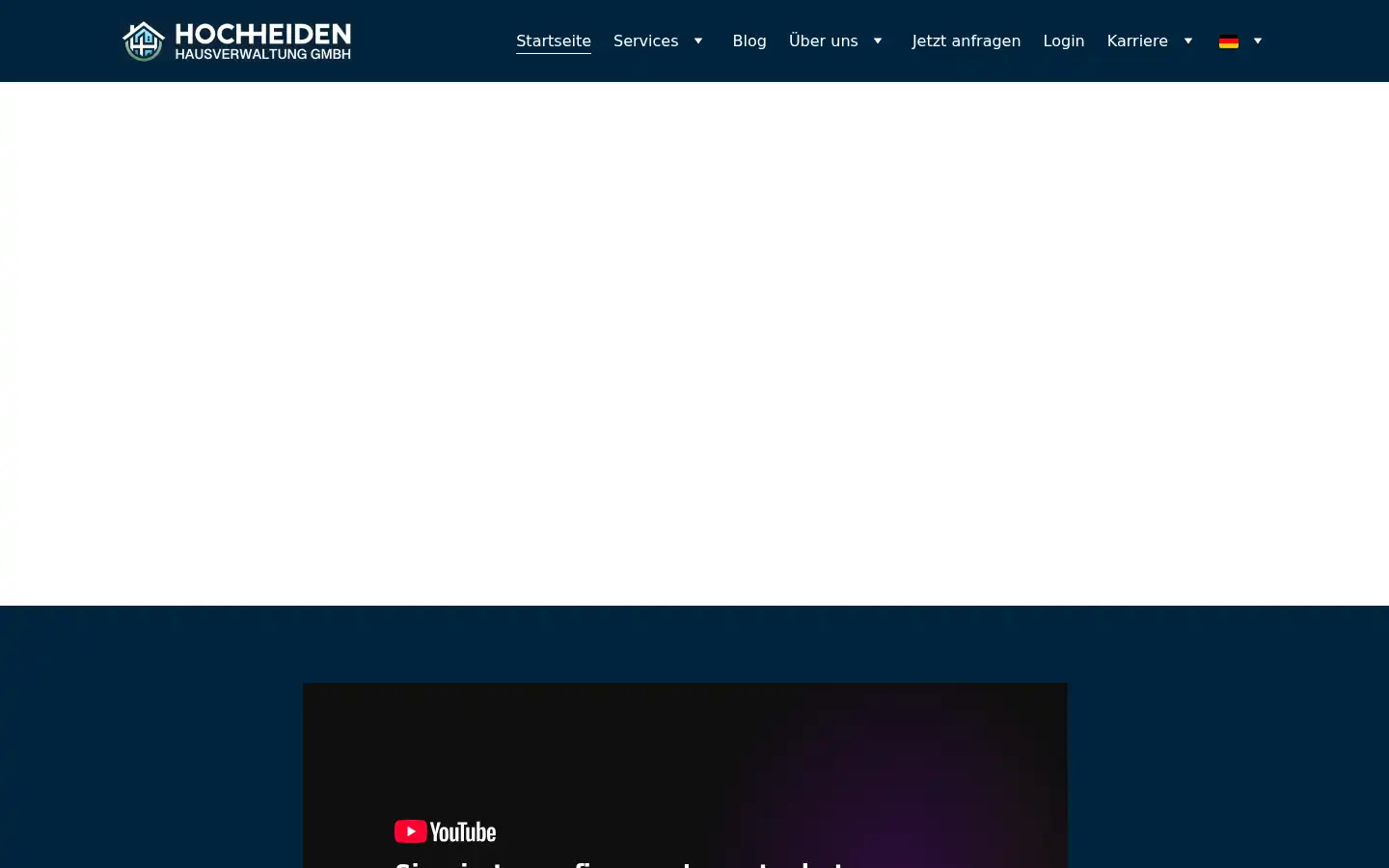 Screenshot of hochheiden-hausverwaltung.de