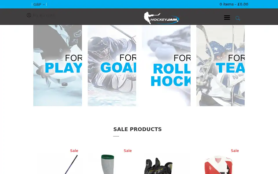Screenshot of hockeyjam.co.uk