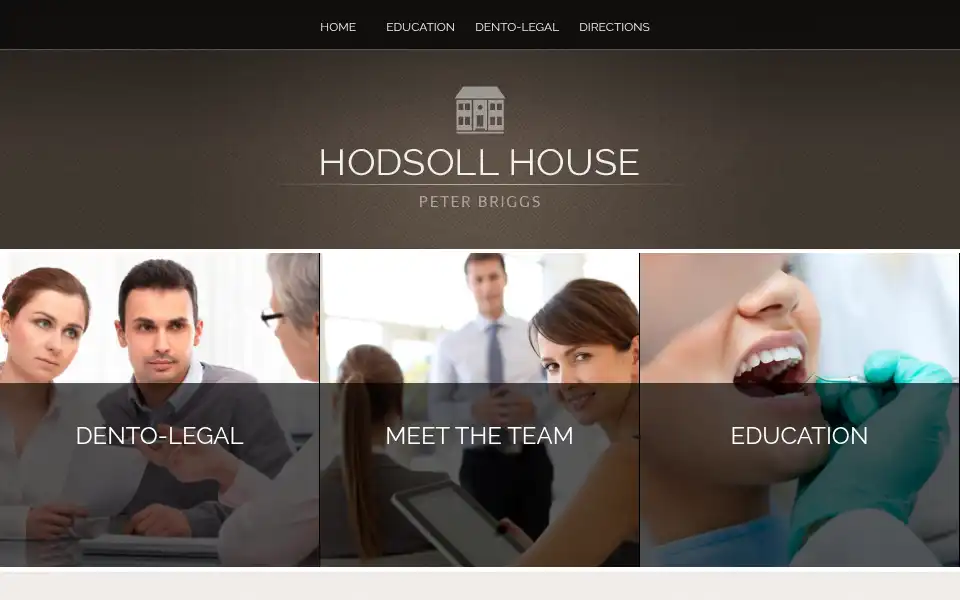 Screenshot of hodsollhousedental.co.uk