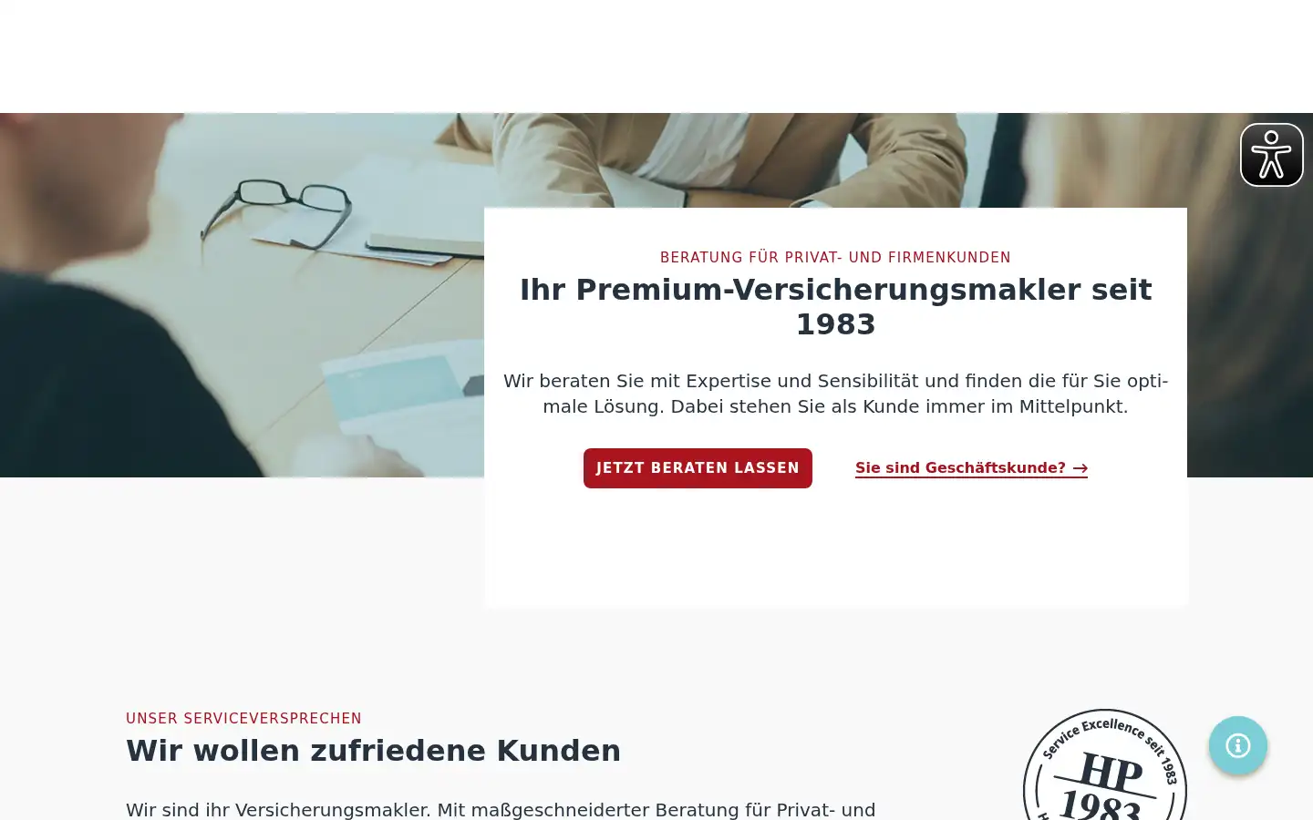 Screenshot of hoesch-partner.de