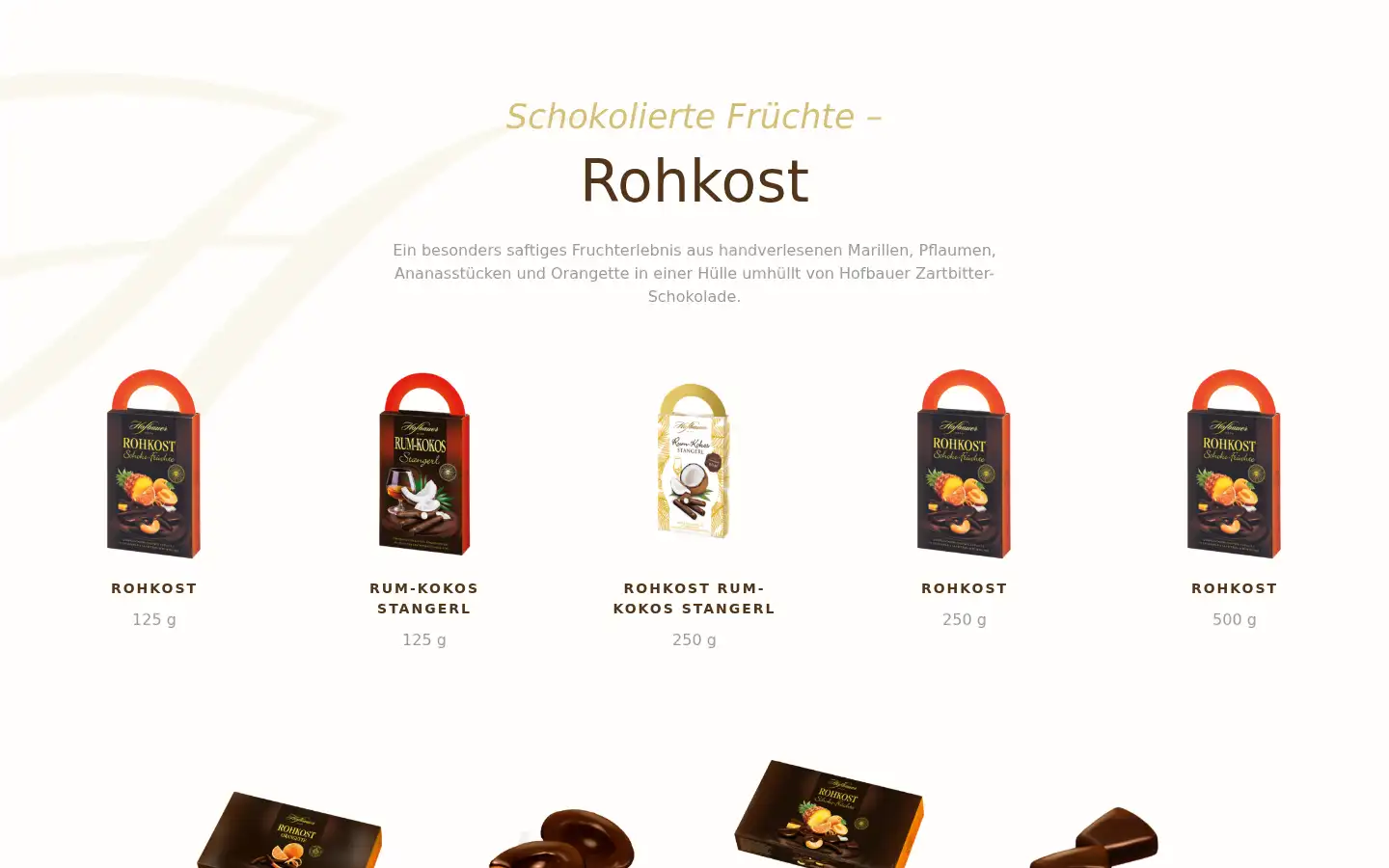 Screenshot of hofbauer.com