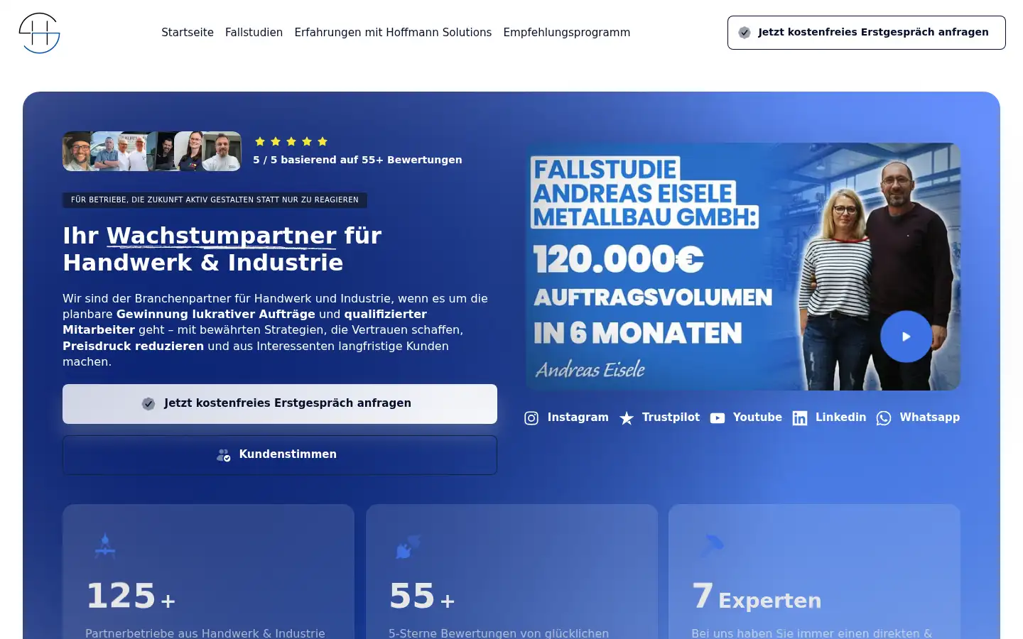 Screenshot of hoffmannsolutions.de
