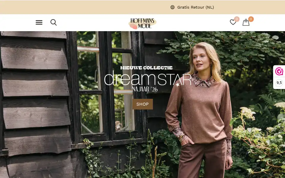 Screenshot of hoffmansmodeonline.nl