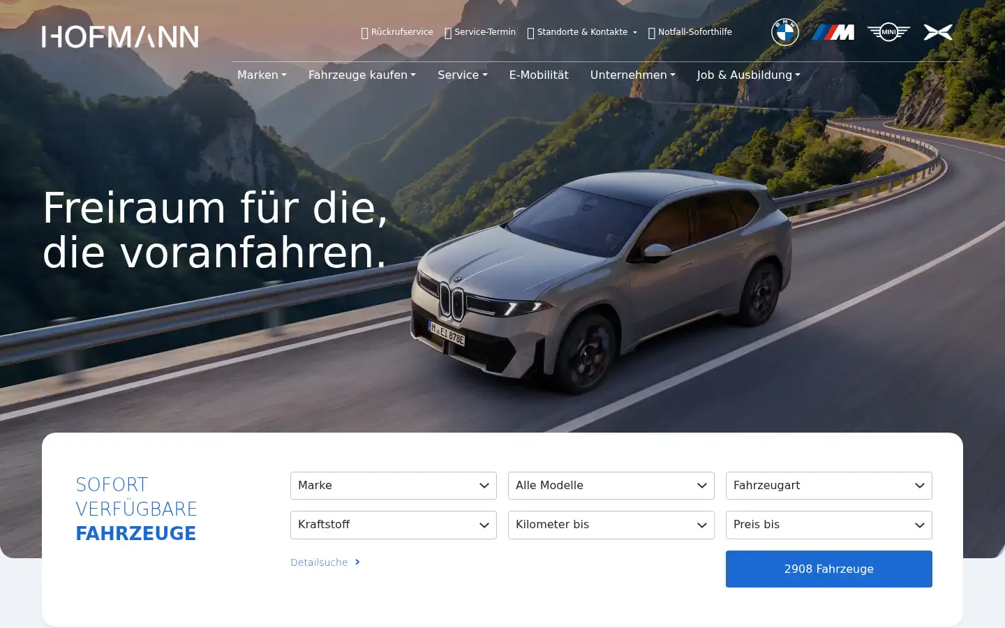 Screenshot of hofmann.auto
