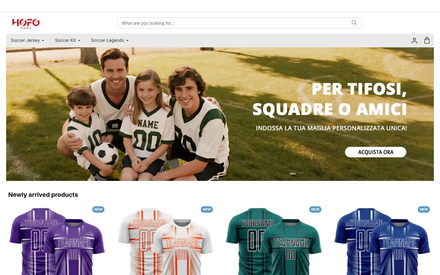 Screenshot of hofo.it