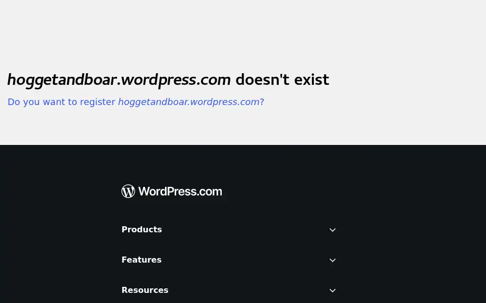 Screenshot of hoggetandboar.co.uk