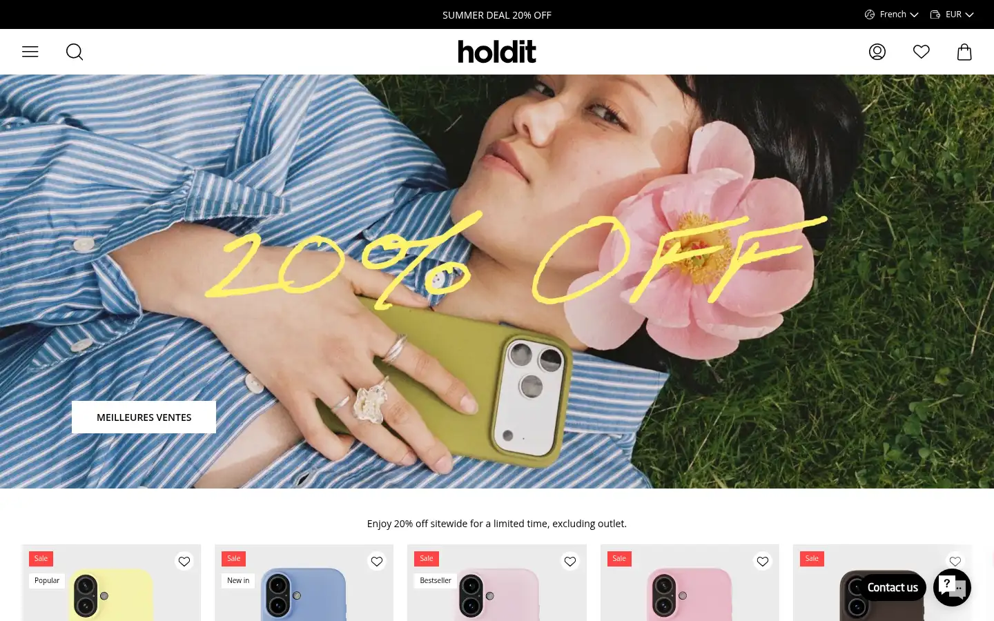 Screenshot of holdit.com