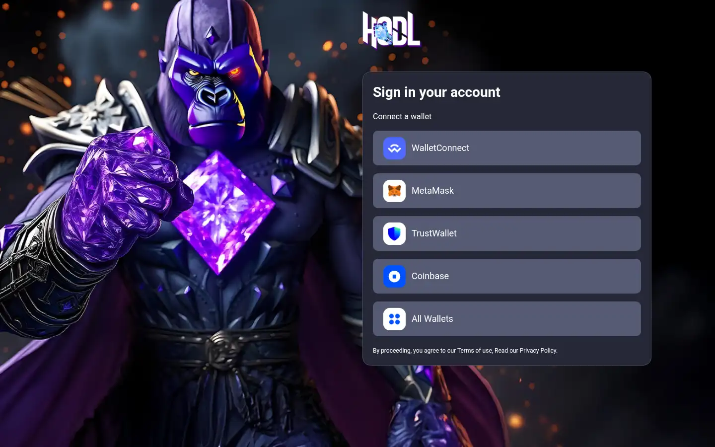 Screenshot of holdonfordearlife.io