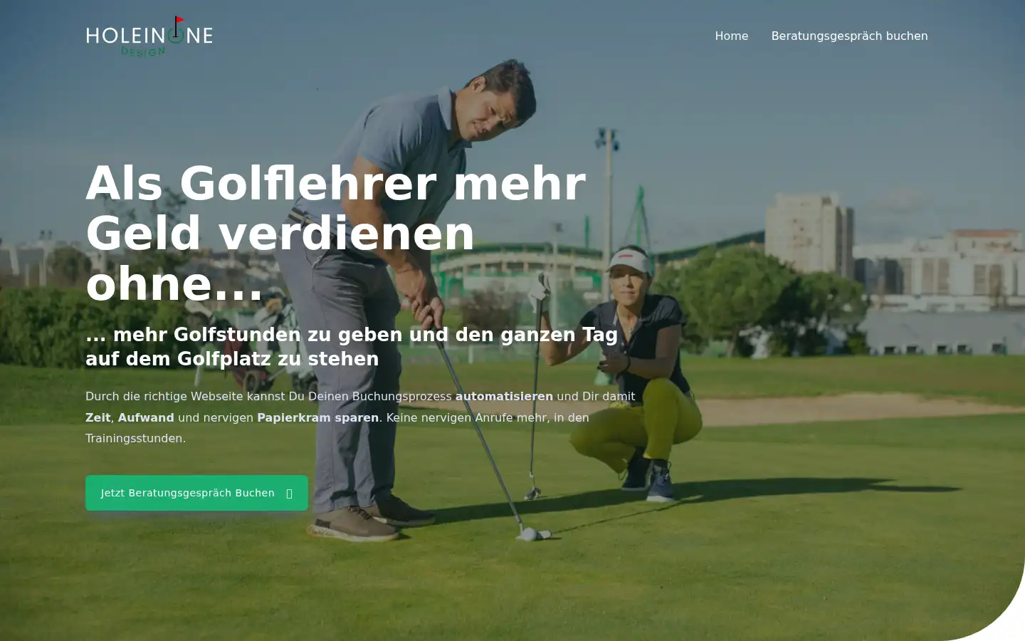 Screenshot of holeinone-design.de