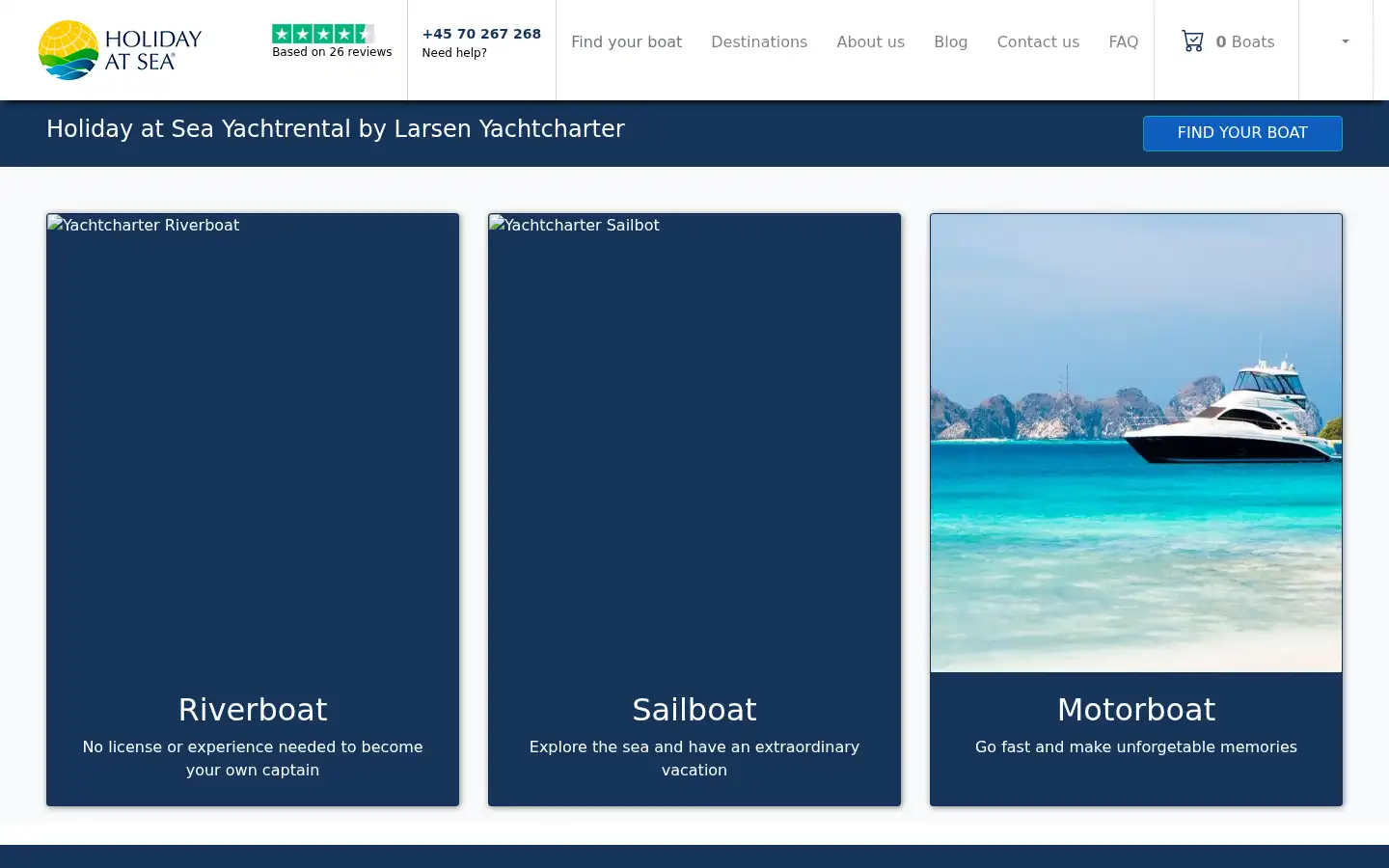 Screenshot of holiday-at-sea.com