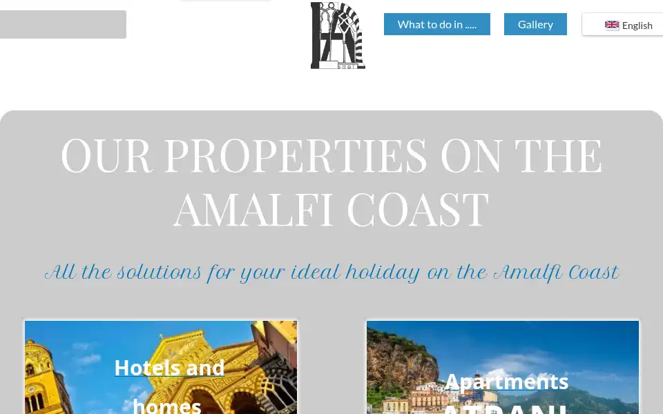 Screenshot of holidayamalfi.it