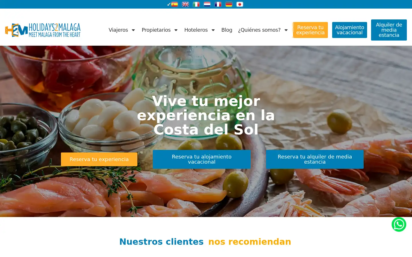Screenshot of holidays2malaga.com