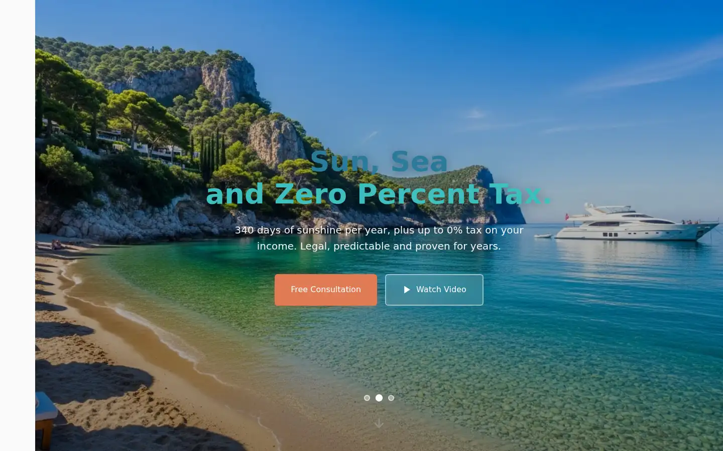 Screenshot of holidayzer.com