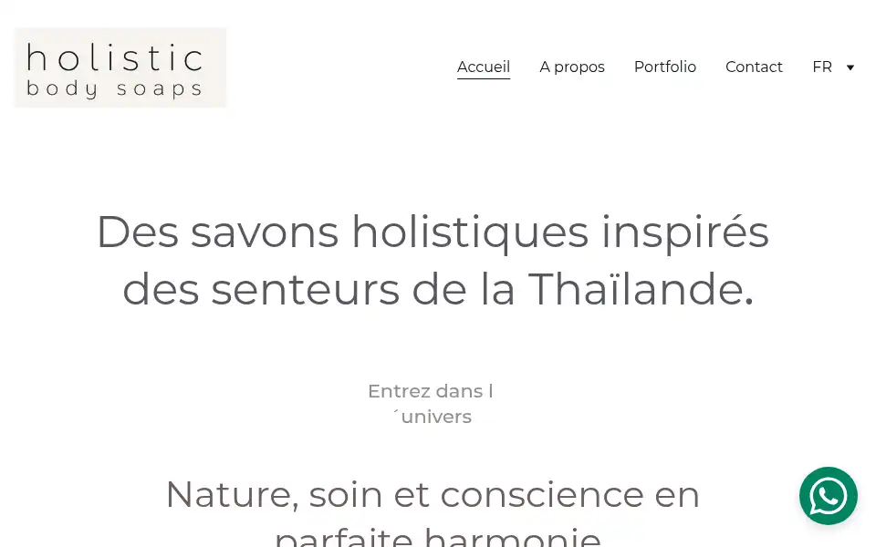 Screenshot of holisticbodysoaps.com