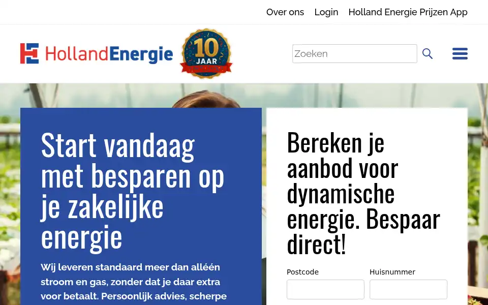 Screenshot of holland-energie.nl