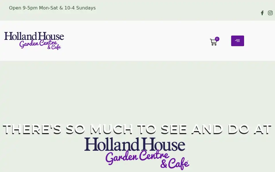 Screenshot of hollandhousenursery.co.uk