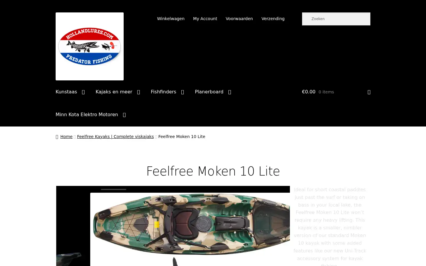 Screenshot of hollandlures.com